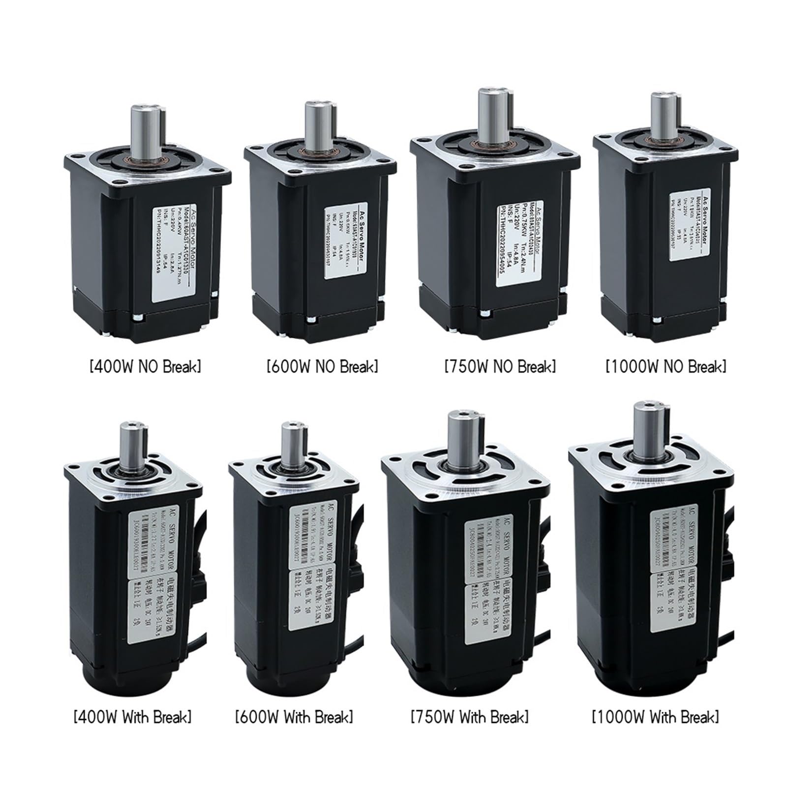 Serwosilnik 400w 600w 750w 1000w sterownik serwo 17-bitowy enkoder absolutny AC110V 1,27Nm-3,8Nm 543ozin do grawera CNC(600W)