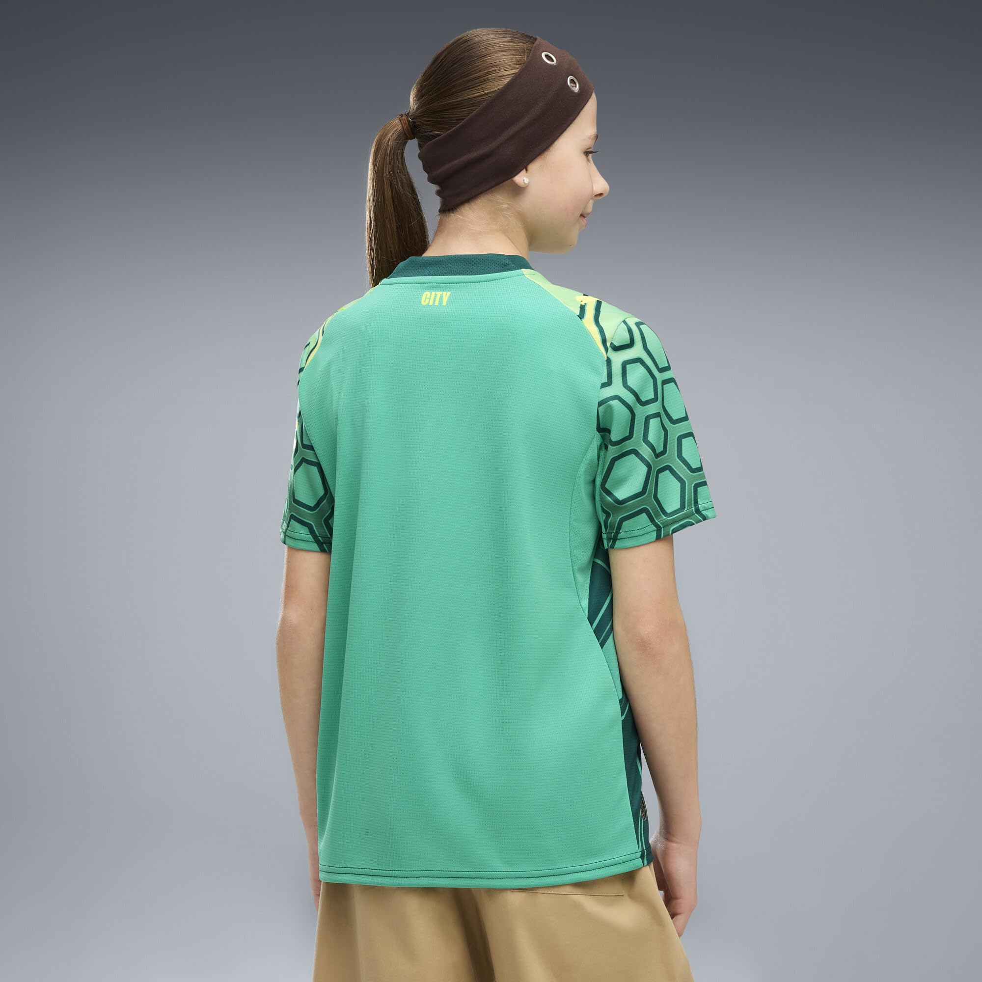 PUMA Maglia Portiere Manchester City Bambini 2026/27 | Replica ufficiale; maglia da calcio; maniche corte; vestibilità regolare; dryCELL allontana l'umidità; tessuto traspirante
