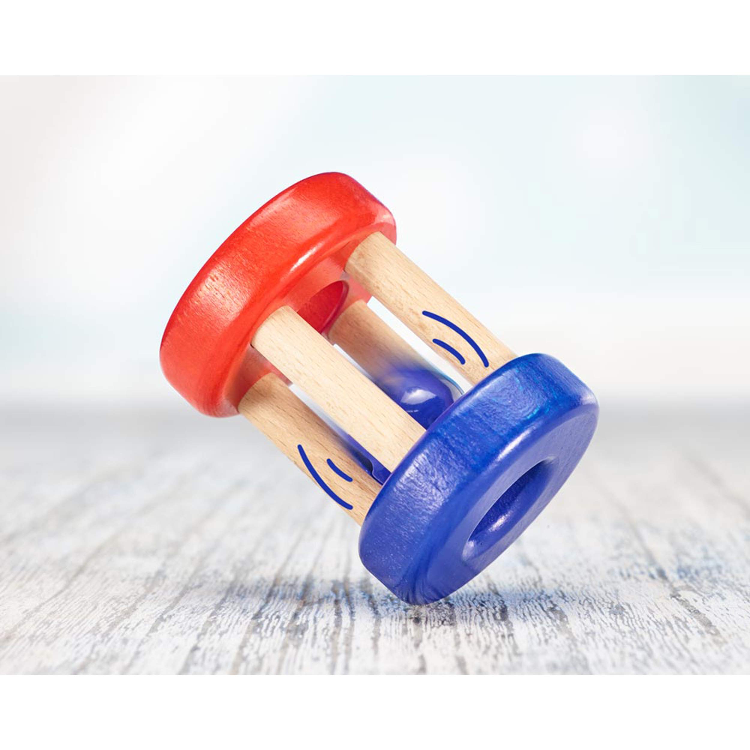 Selecta Babywelt Ringellino Klappernder Hochet Jouet Pour Bébé En Bois