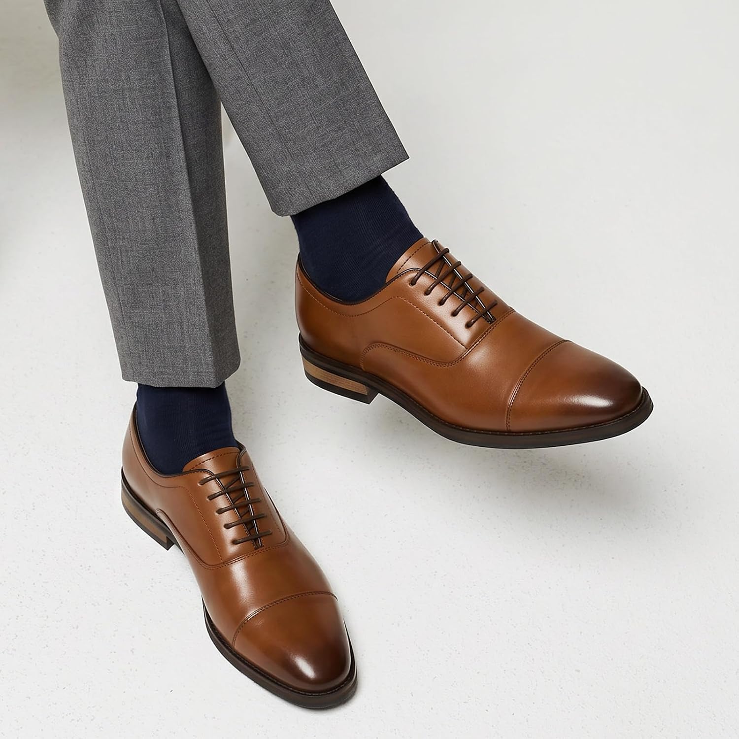 HEEZ Mens Dress Shoes Comfortable Oxford Shoes for Men