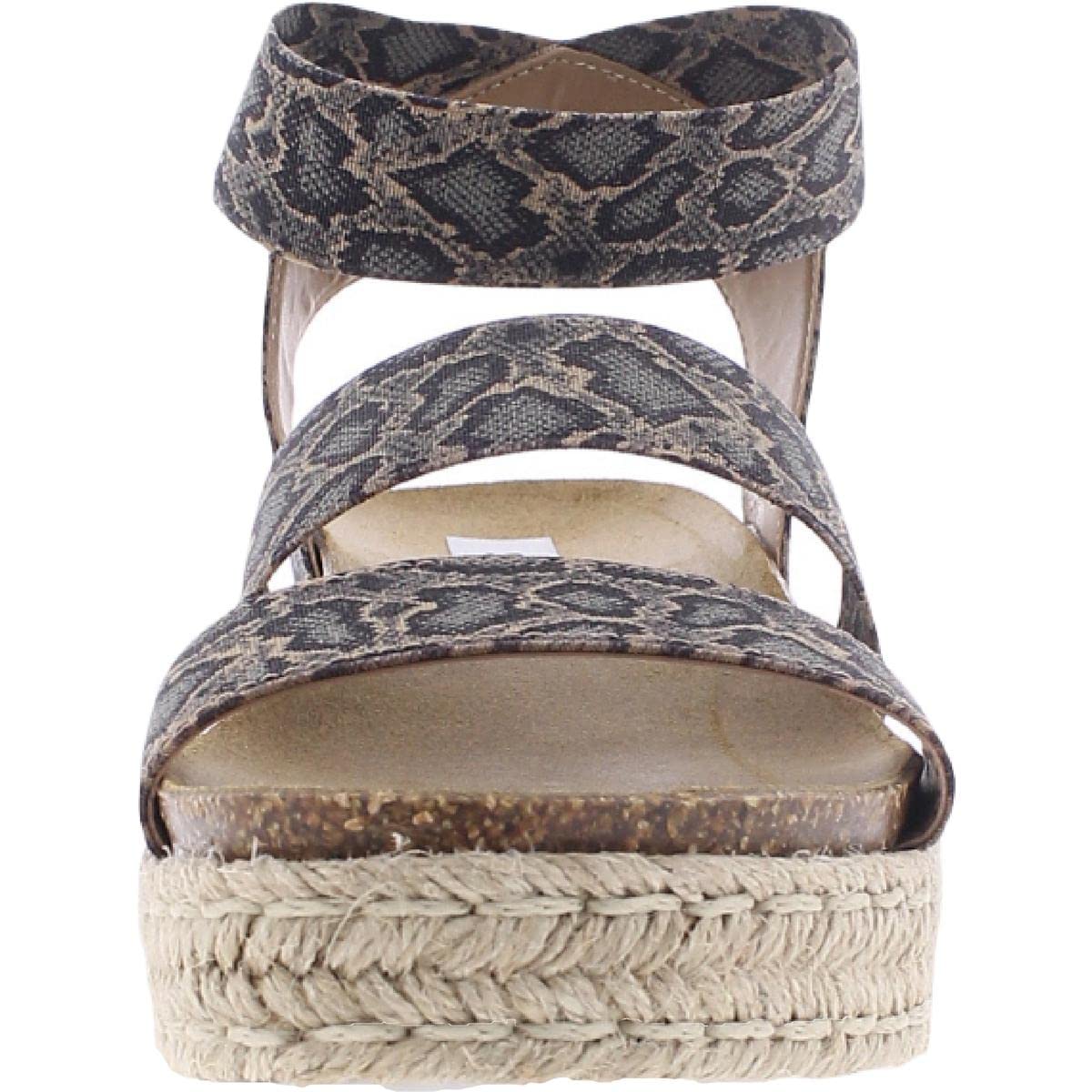 Sandalias de cuña Kimmie para mujer, tipo alpargata, negro, 6 3