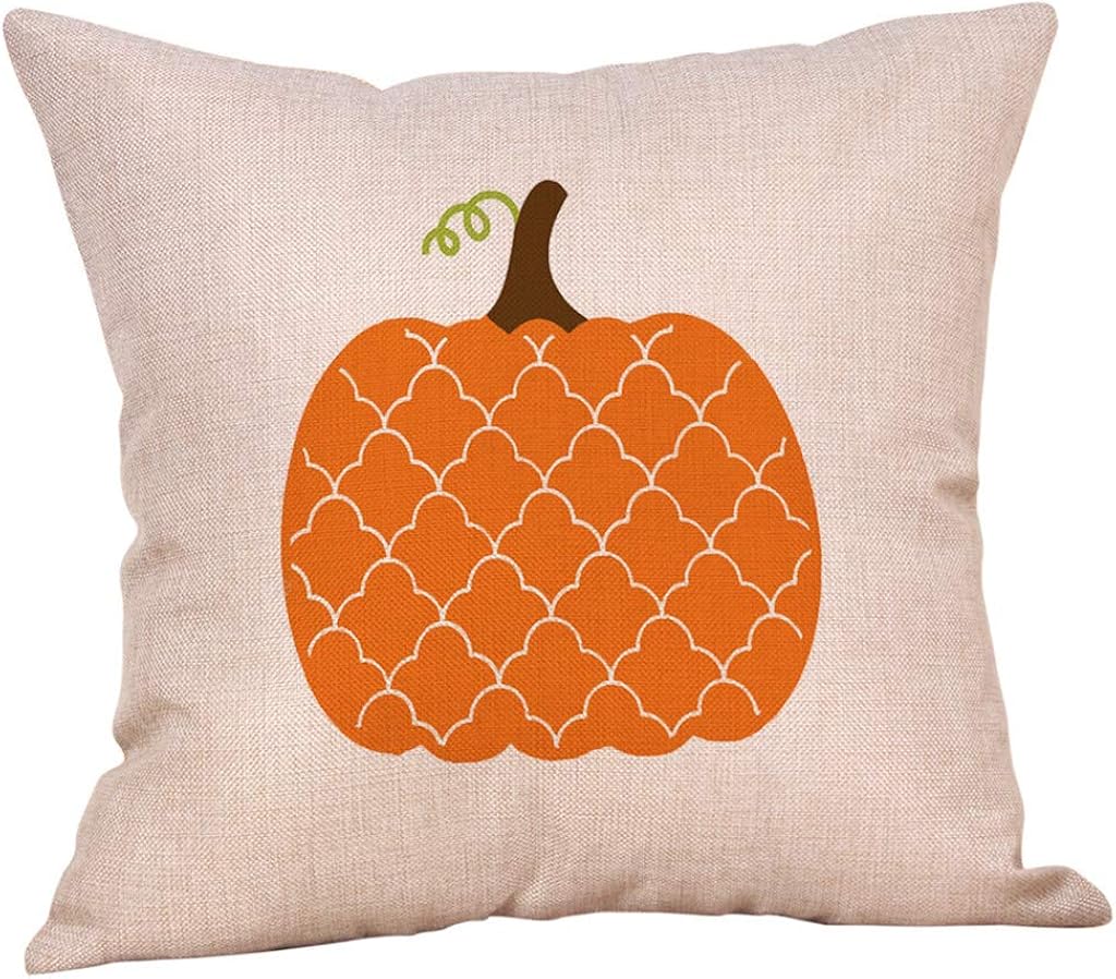 Wouke Halloween Decorations Fall Pumpkin Pillow Cover 18 x