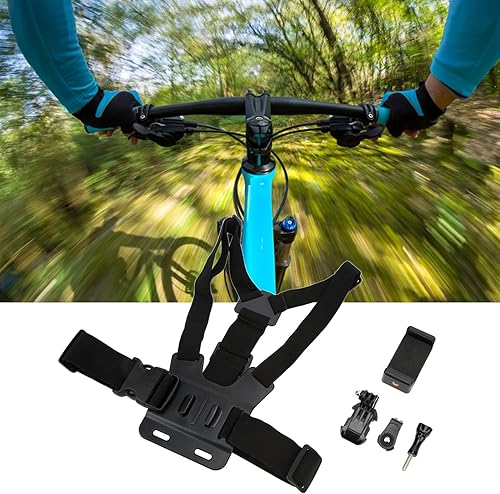 Miniatura 5 de Soporte de pecho para selfie para teléfono celular, correa de pecho para teléfono móvil, correa de arnés con soporte universal para teléfono