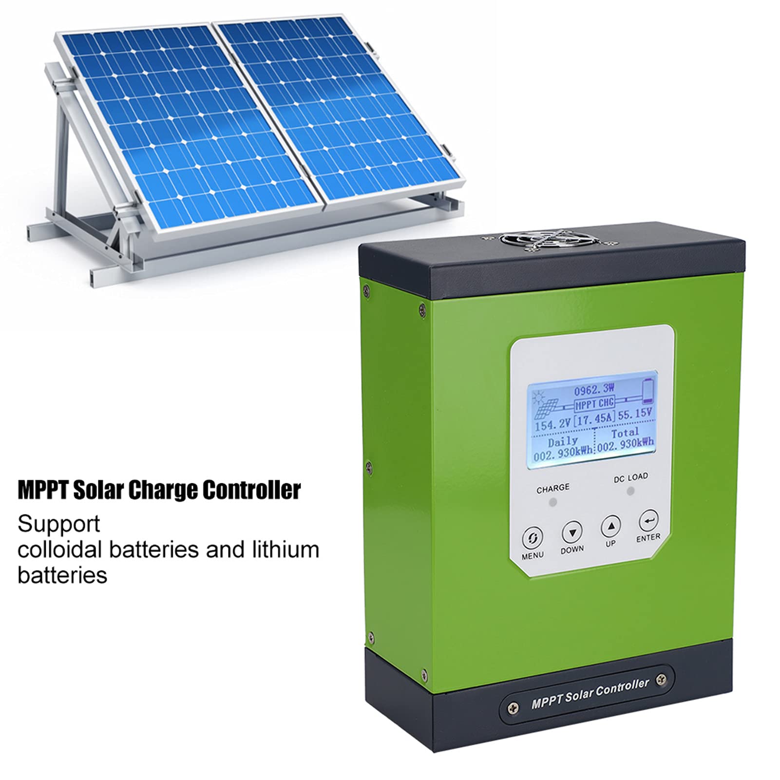 Regolatore solare LCD della tassa di MPPT con il carico automatico di alta efficienza del sensore di temperatura 30A per i sistemi di energia solare