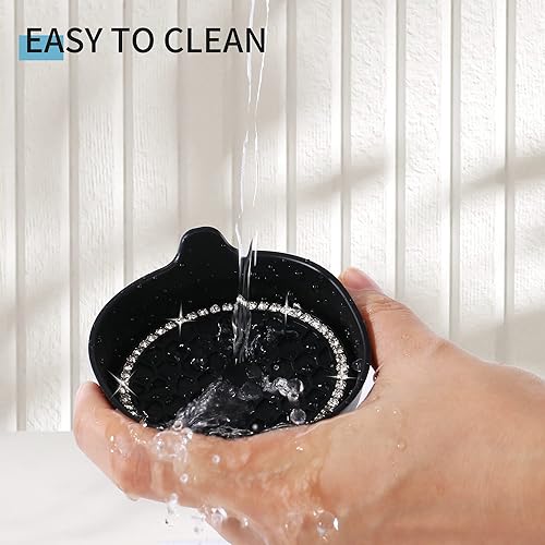 Miniatura 6 de Amooca - Portavasos antideslizantes y universales para auto, accesorios para el interior del auto con diamantes de imitación de cristal brillante,