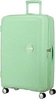 American Tourister Soundbox - Hartschalen-Koffer Groß, 77 cm - Trolley mit 4 Rollen, TSA-Schloss, erweiterbar & leicht, 97/110L, Grün (Pastel Green)