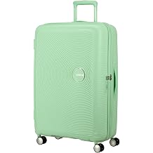 American Tourister Soundbox Trolley 77 cm, Pastel Green, 97/110 L, Expandable with 4 Spinner Wheels and TSA Lock, Pastel Green, 77 Centimetri, modern