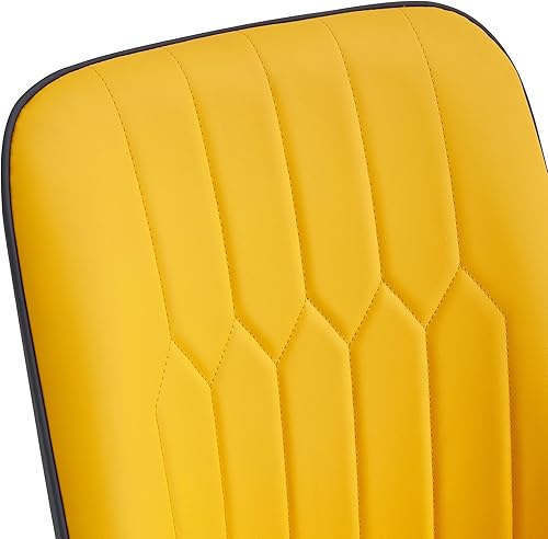 Miniatura 8 de Modernos juegos de sillas de comedor y mesa y sillas con cojines gruesos, patas de metal negro con detalles dorados, juego de 8 piezas para