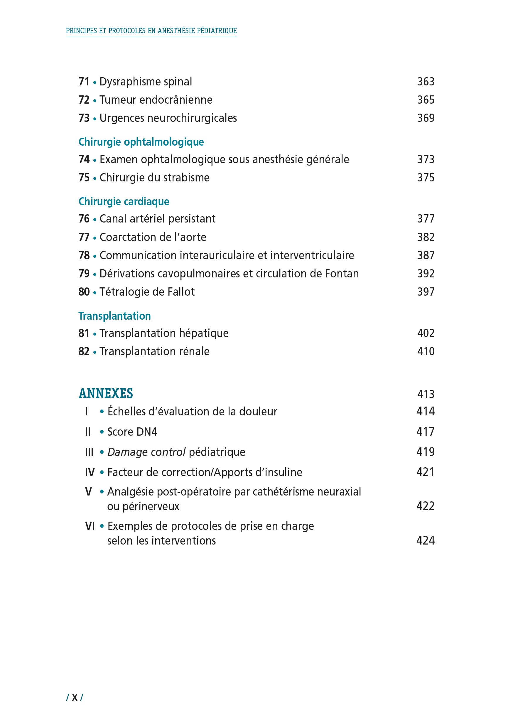 Principes et protocoles en anesthésie pédiatrique (4e édition): livre + application gratuite