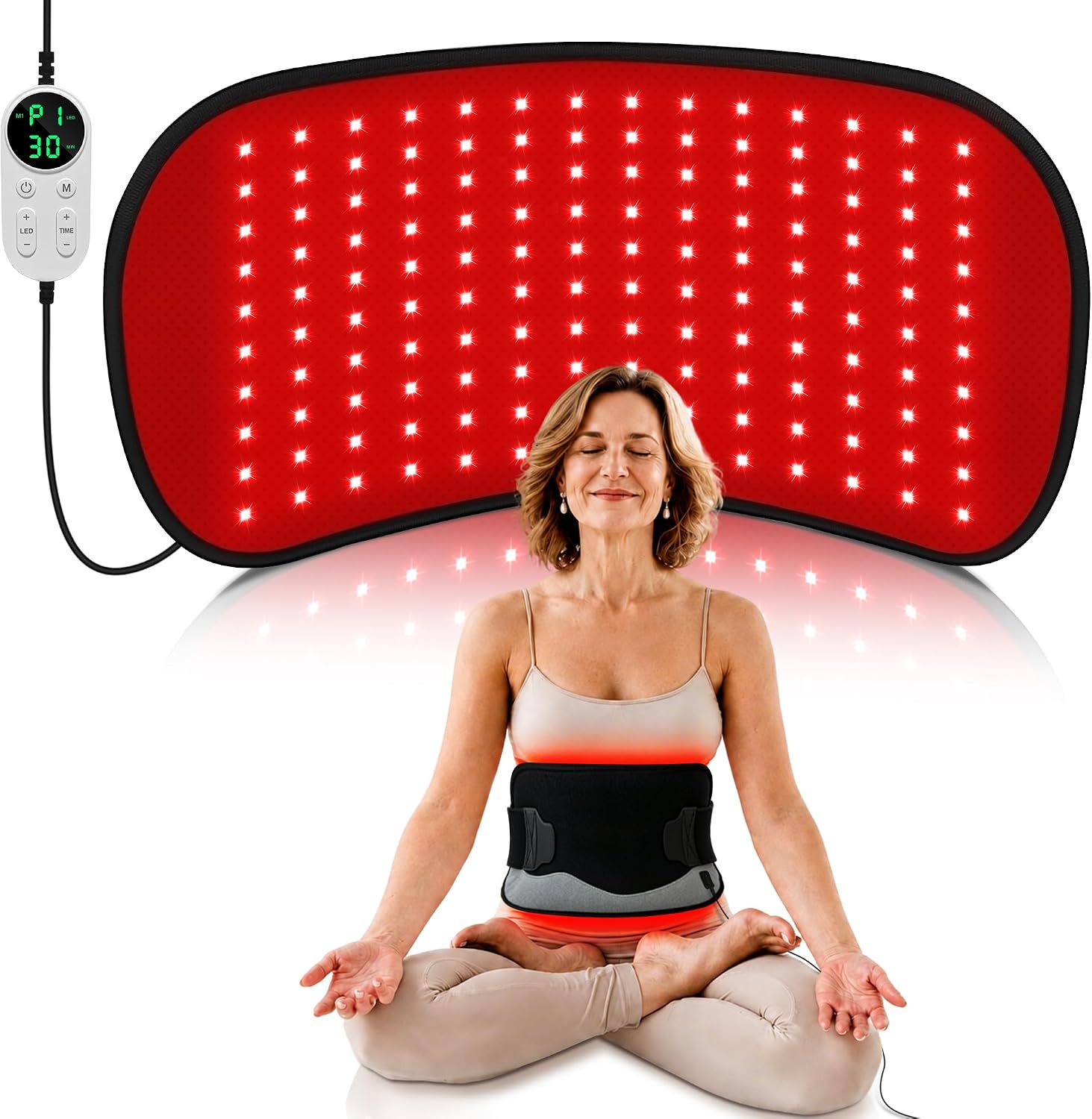 21.5" x 12.7" Red Light Therapy Mat for Body