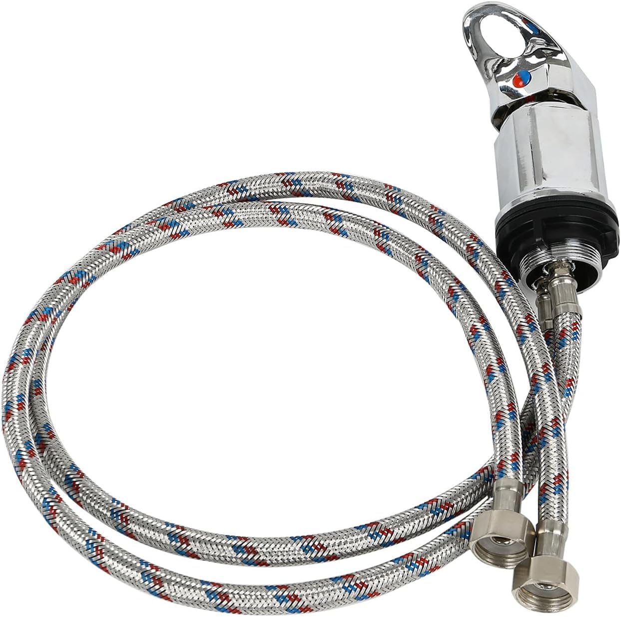 Zodazoqa Single Lever Shower Mixer Tap for Motorhomes – Compact Design, Easy Temperature & Flow Control, RV Camper Van Bathroom Faucet 1/2 inch Shower Outlet