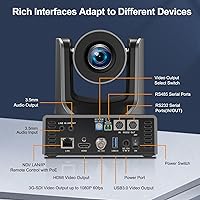 Vista 38 de SMTAV PTZ Camera,30X NDI PTZ Camera with AI Tracking and HDMI/SDI/USB3.0/IP Streaming Outputs for Church,Conference,Events,Teaching