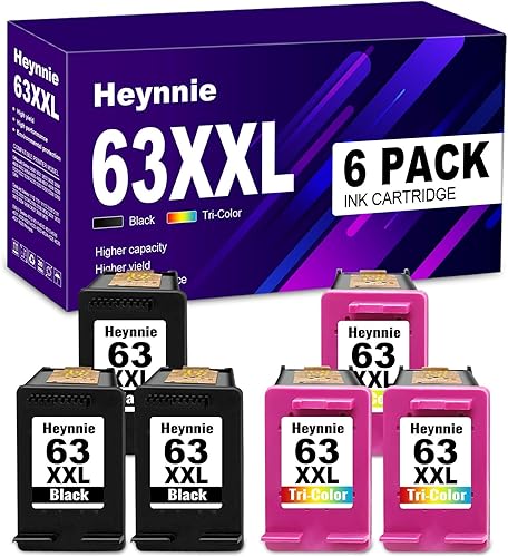 Cartuchos de tinta remanufacturados de repuesto para HP 63XXL XXL 63XL 63 XL para DeskJet 1110 1111 2130 2131 3630 ENVY 4510 4511 4517 4526 4527