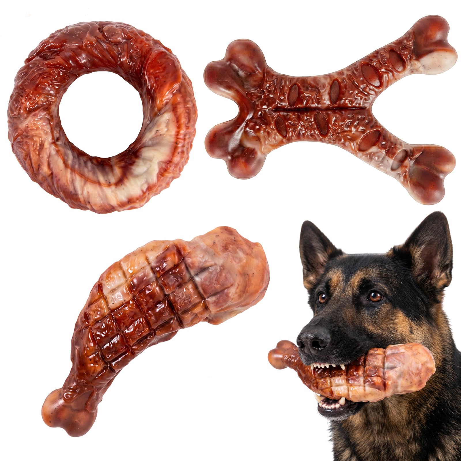Jouet durable pour les garder occupés et nettoyer les dents du chien