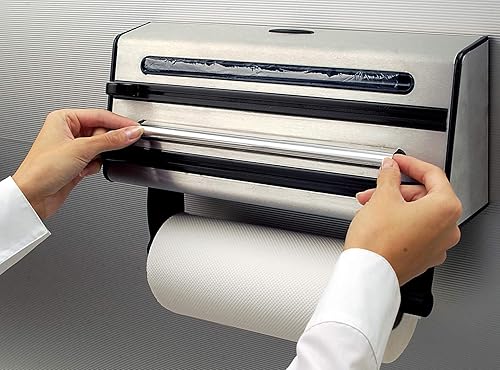 Miniatura 7 de Emsa Dispensador de triple rollo "Contura" de acero inoxidable, platanegro