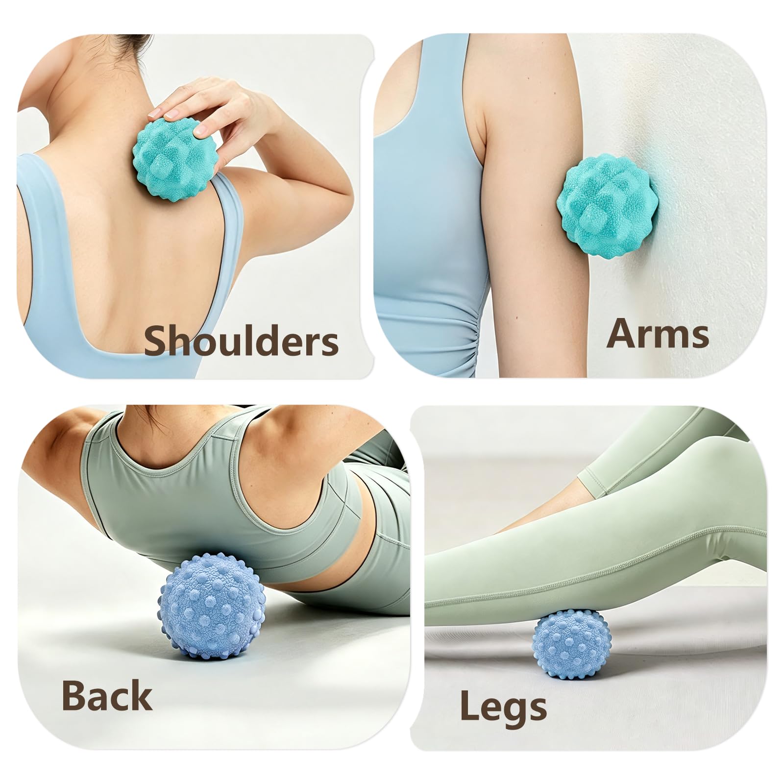 Foot Massage Ball Set - Plantar Fasciitis Relief -5