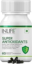 INLIFE Super Antioxidant Supplement, Lycopene Curcumin, 60 Veg Capsules