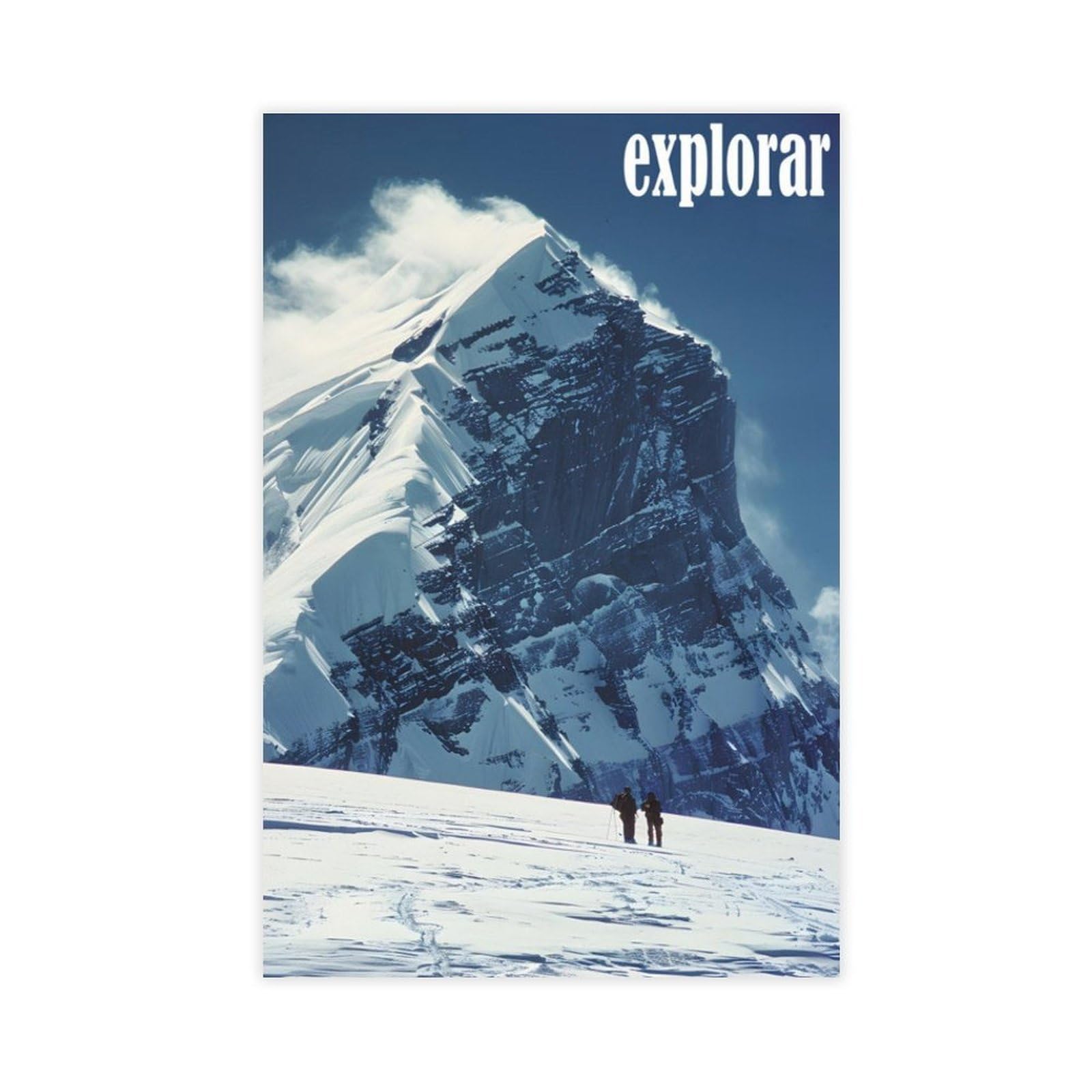 Poster montagne explorateur 40x61cm, idée cadeau idéale - 8
