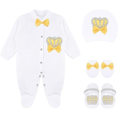 Lilax Baby Girl Newborn Jewels Layette 4 Piece Gift Set