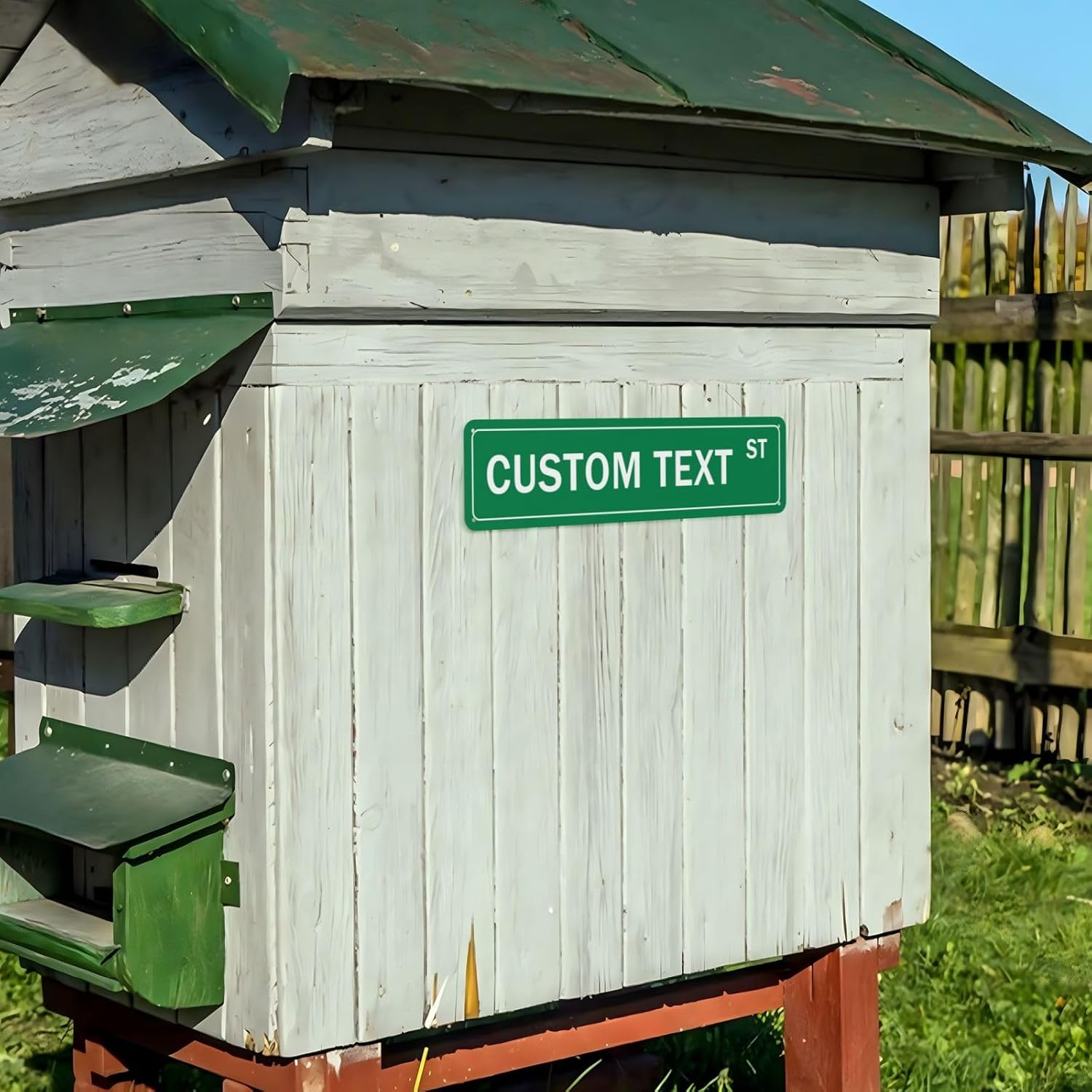 Custom Street Sign Left or Right Arrow, Double Sided/Reflective Option, 24''x10'', Personalized Road Address Large Metal Sign, Customize for Business, Office, Outdoor, Home, Delivery