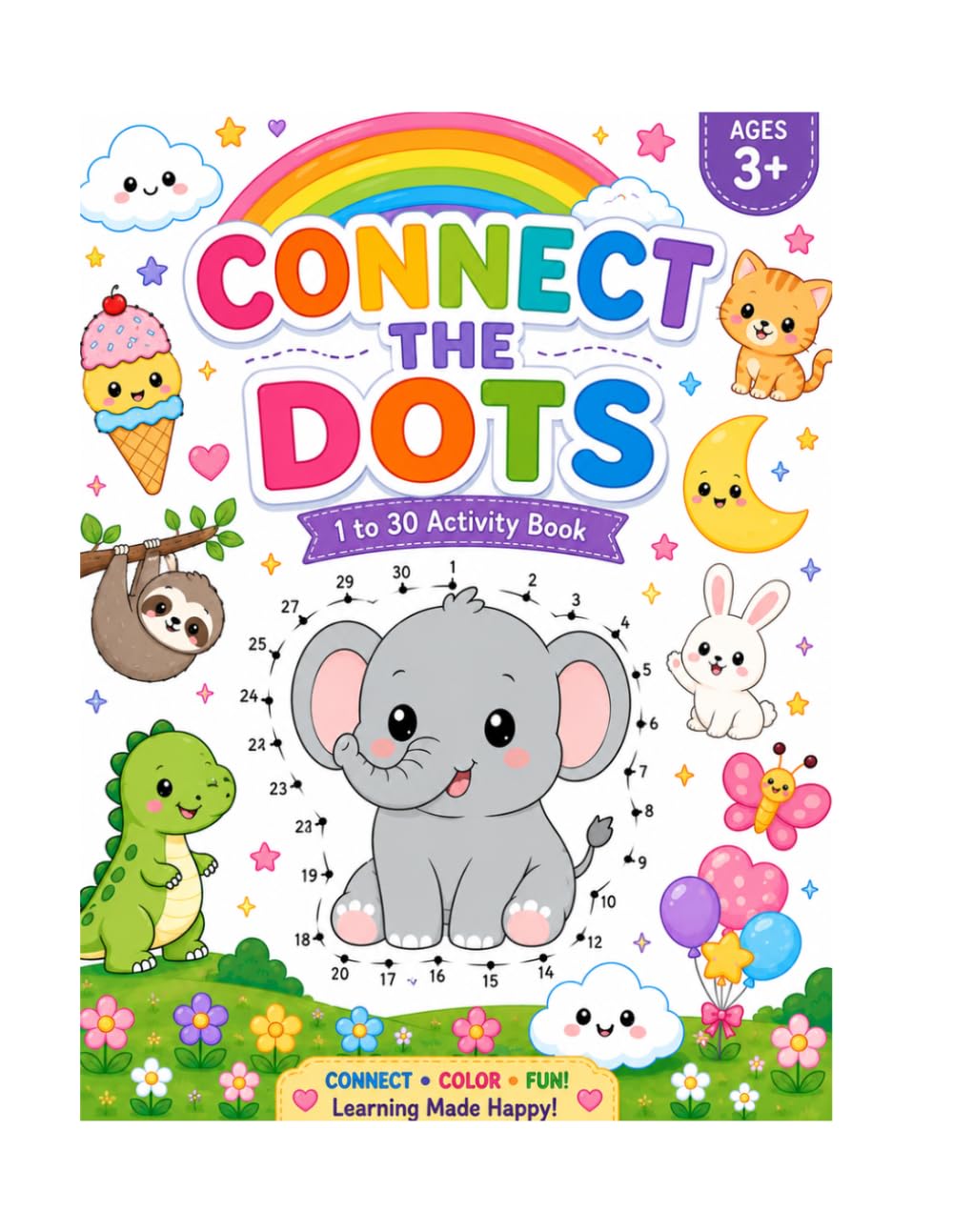 Connect the Dots Activity Book for Kids: Fun Dot-to-Dot Activities from 1 to 30
