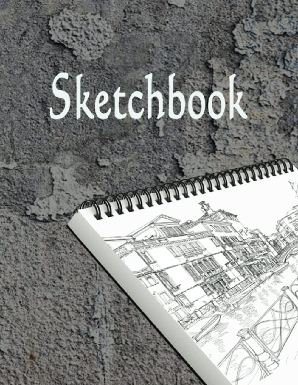 Amazon | Sketchbook wall texture Covered: 100 pages ; size 8.50