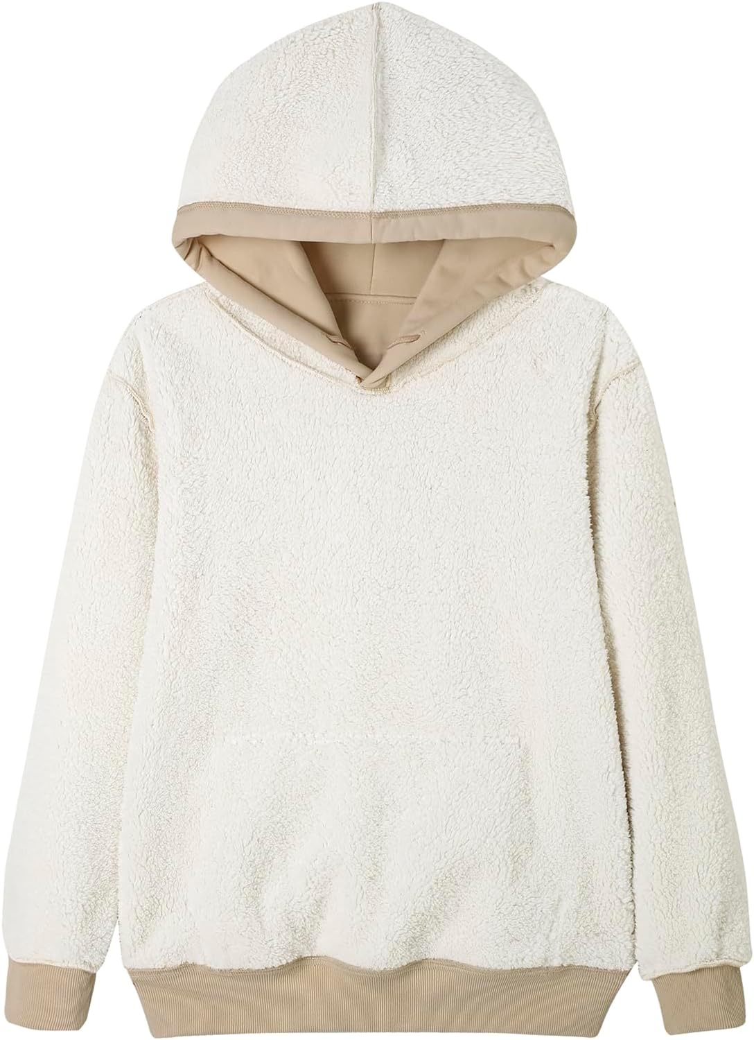 Mars Guard Women's Winter Warm Fleece Sherpa Lined Hooded Sweatshirt Thick Hoodies Outdoor Pullover for Casual Comfort - Image 3