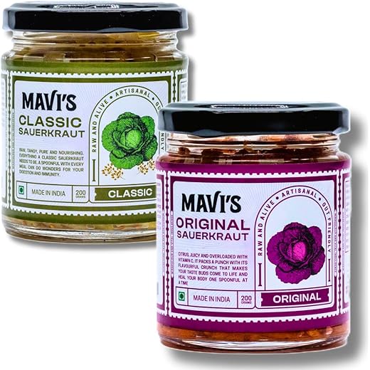 MAVIs Combo Pack of Sauerkraut Classic and Original Sauerkr