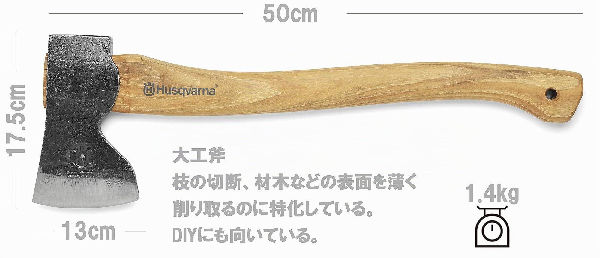 Husqvarna 19" Hacha de Carpintero de Madera