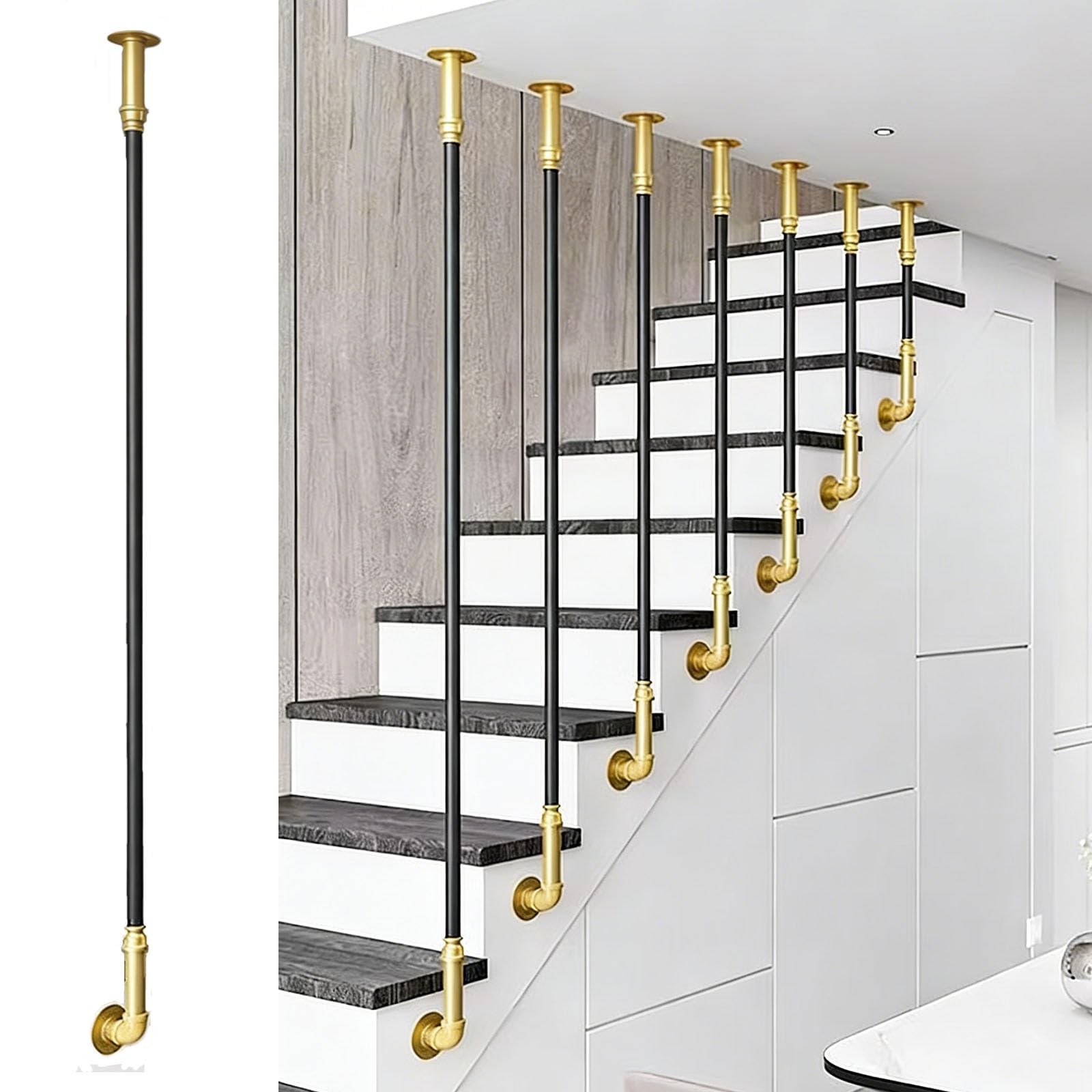 Balustres en forme de L pour rampe de palier d’escalier d'hôtel