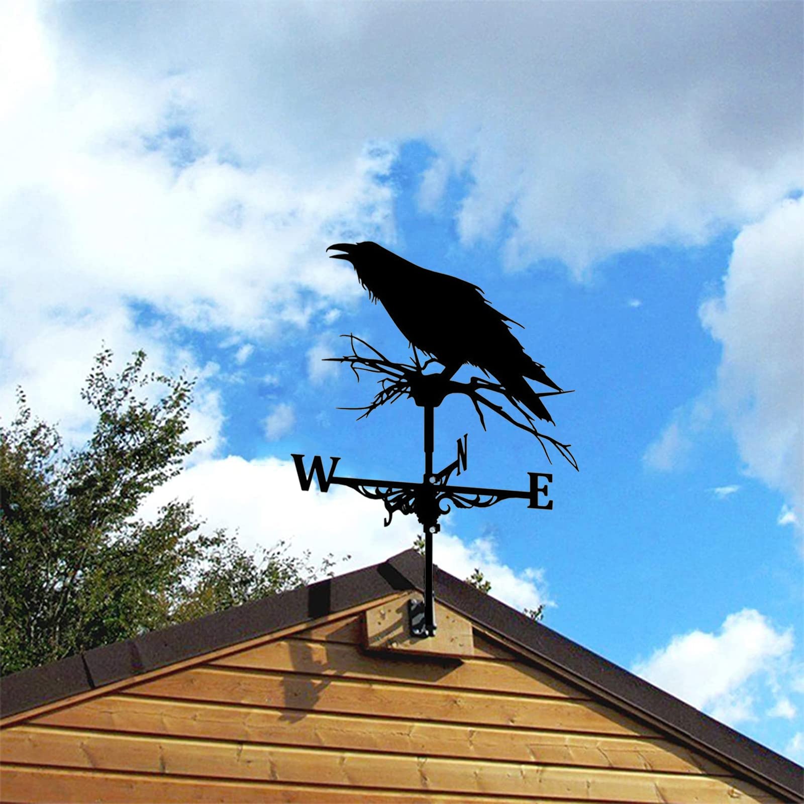 Metal Veleta Herramienta De Medición Indicador De Dirección Del Viento Estaca De Jardin Guardurnaity Ha045090 04