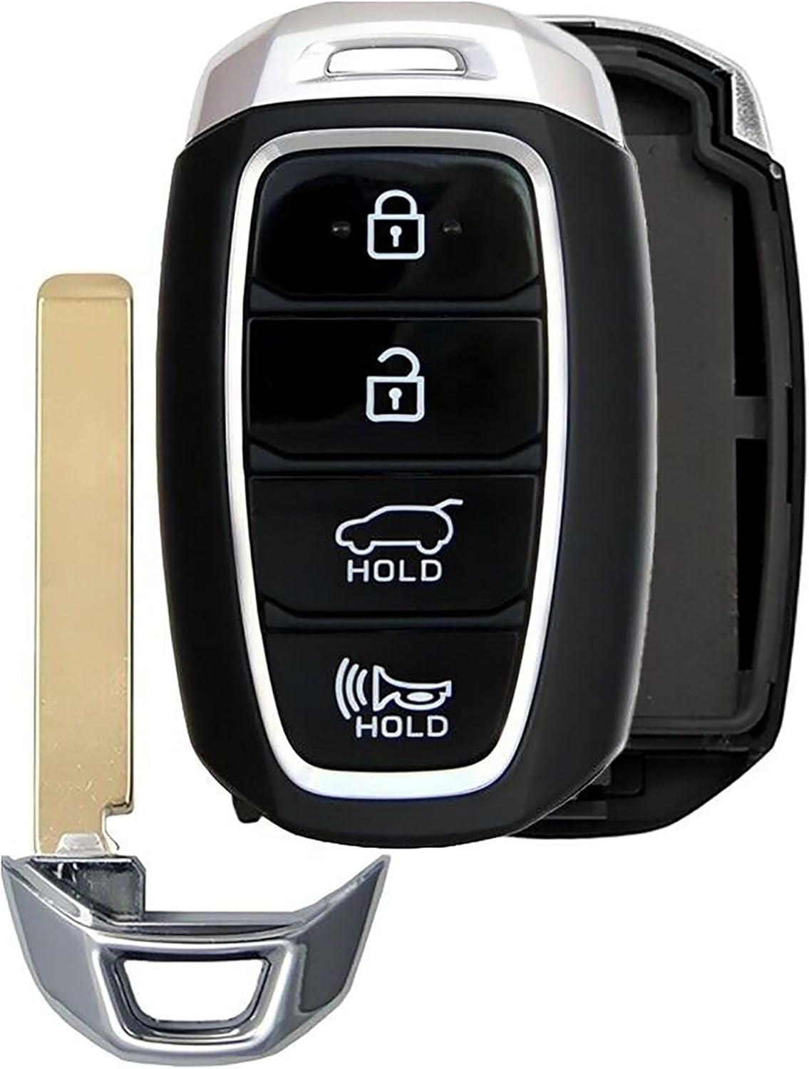 1x New Replacement Proxy Key Fob Remote Shell / CASE Compatible with & Fit for Hyundai Vehicles - MPN TQ8-FOB-4F19-08 (NO Electronics or Chip Inside)