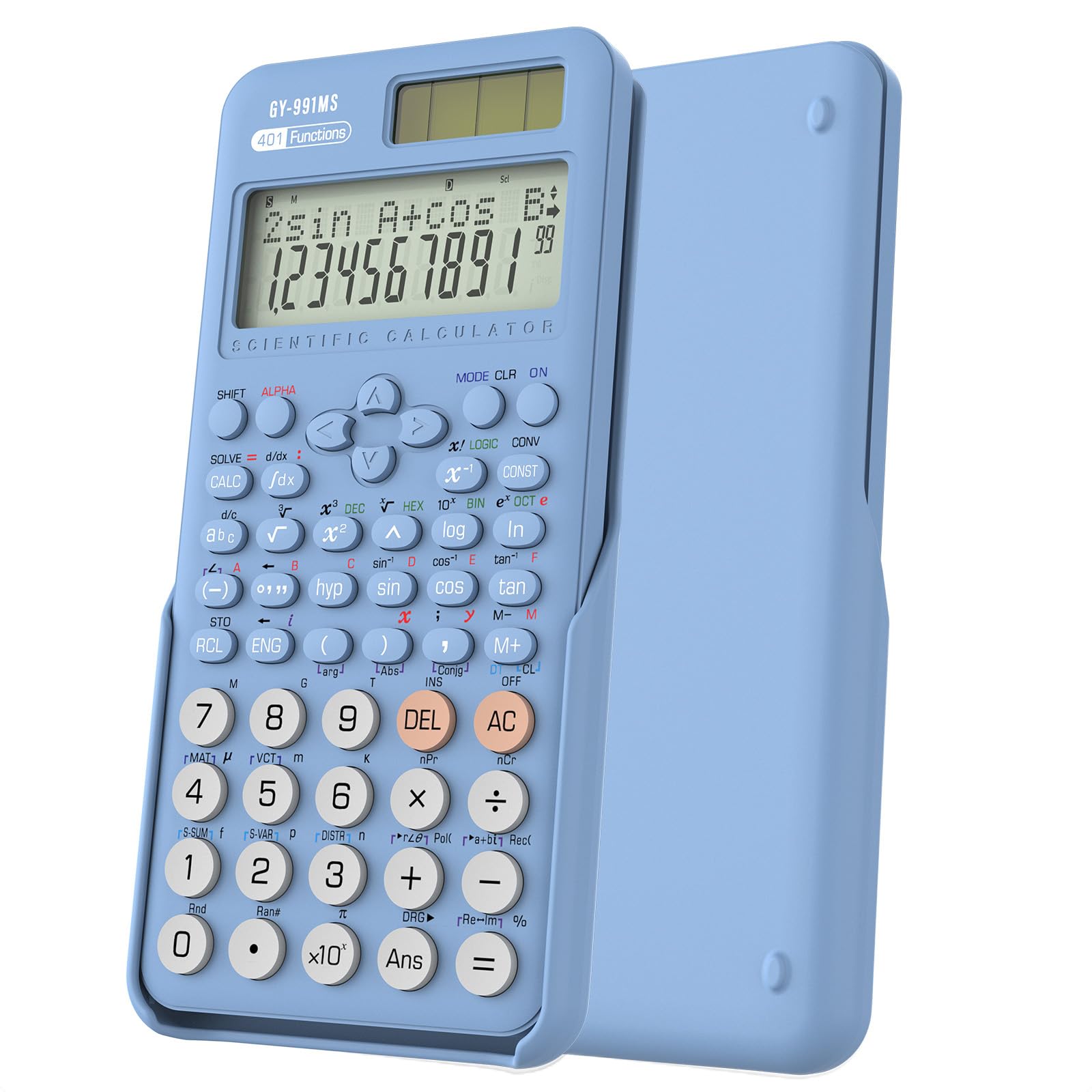 NEWYES Advanced Scientific Calculator for Exam, 401 Functions | 2 Line Display,