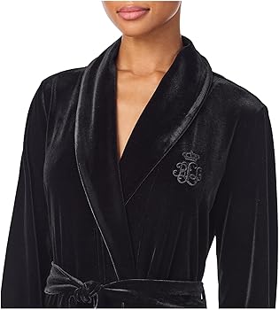 Amazon.com: Lauren Ralph Lauren Women's Velvet Long Shawl Collar