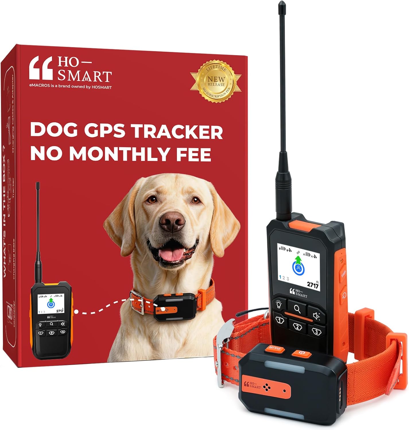 Off-grid dog GPS tracker