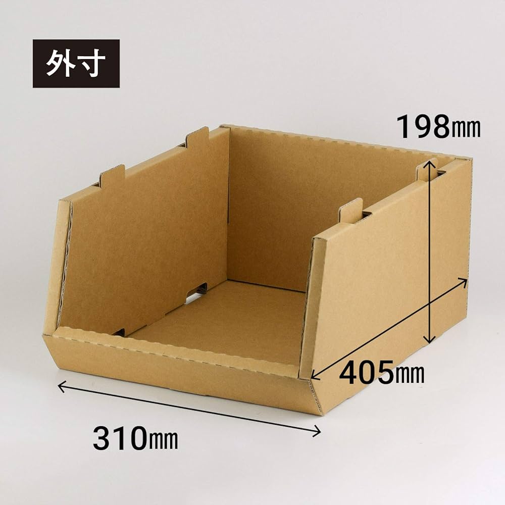 まるうめ様　15箱　スタッキングボックス　ダンボール Amazon.co.jp: yamapac スタッキングコンテナ ダンボール製