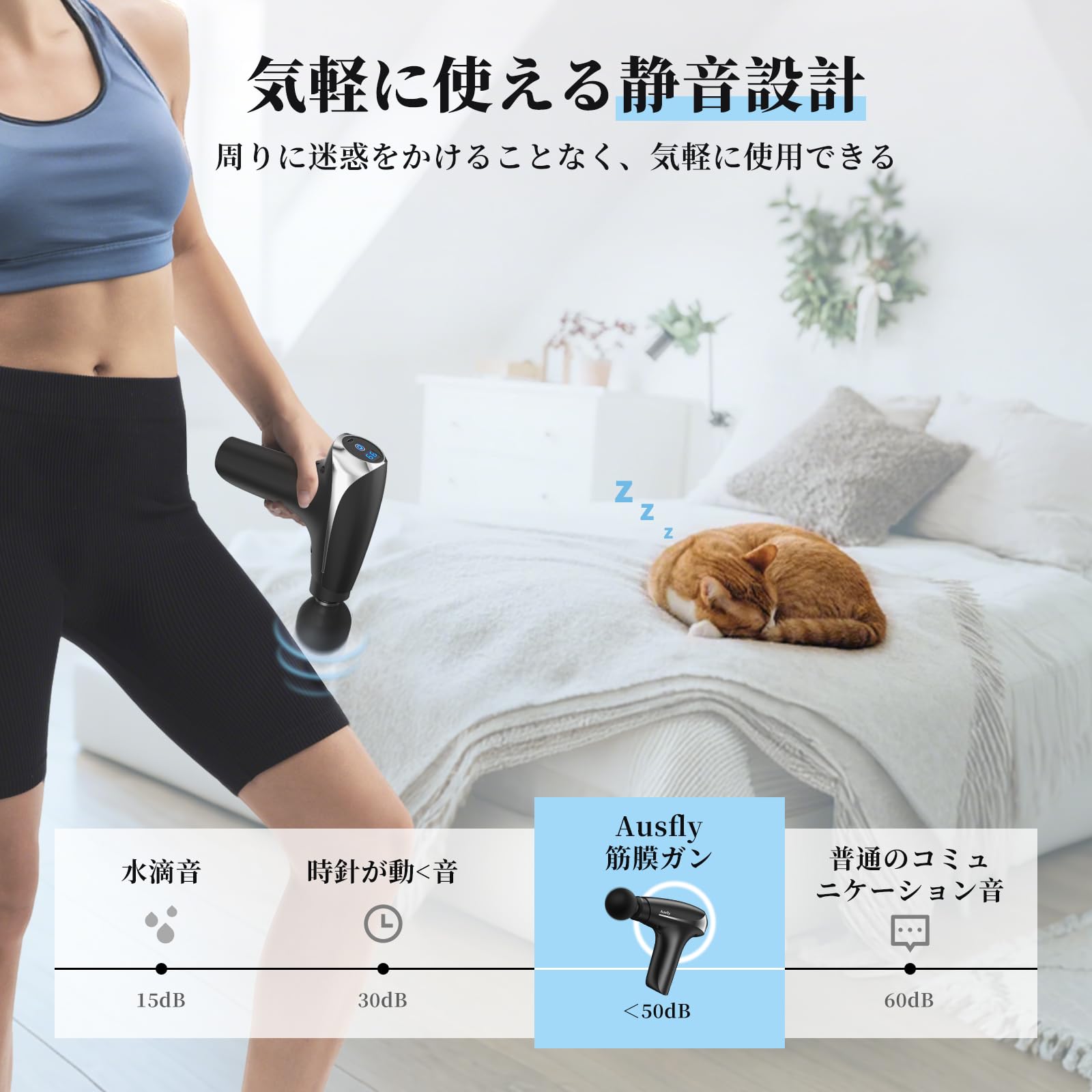 Amazon | 【2025新登場】Ausfly 筋膜リリースガン ハンディガン 6段階