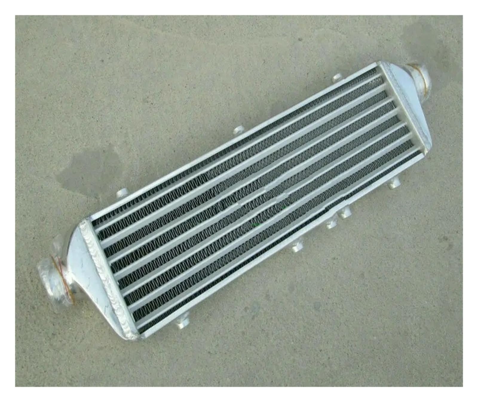 Uniwersalny Aluminiowy Turbo Intercooler 23"x7"x2" 2,25" 57mm Rura Mocowana Z Przodu Intercooler do turbiny samochodowy