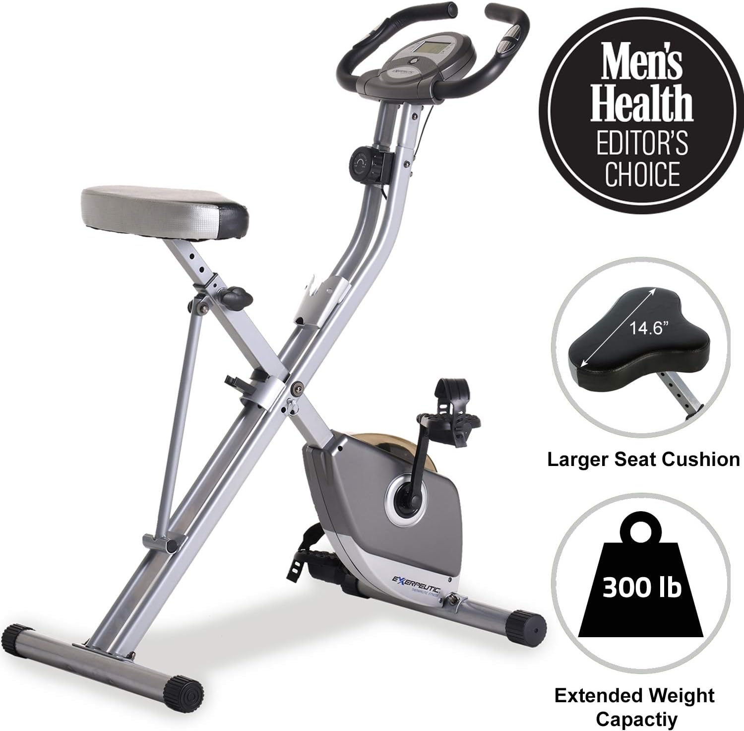 Cyclette pieghevole per persone pesanti