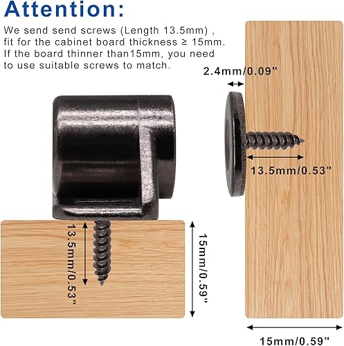 Miniatura 3 de Imanes para puerta de gabinete, paquete de 6 cierres magnéticos para puertas de gabinete, imanes de cajón para permanecer cerrado para armario de