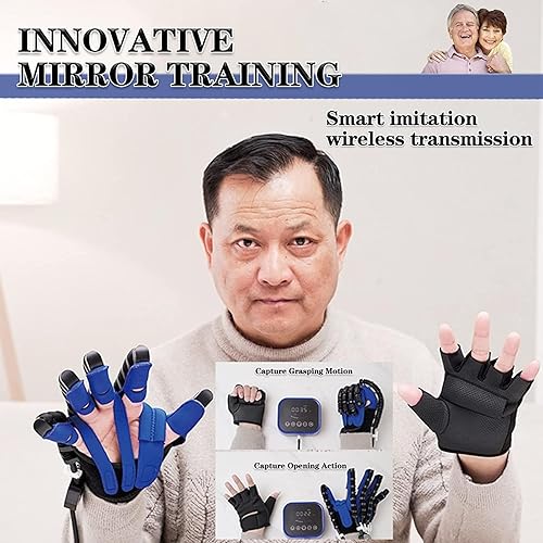 Miniatura 51 de Guantes de robot de rehabilitación para hemiplejia, función de mano, diapasón de corrección de ejercicio con pantalla táctil