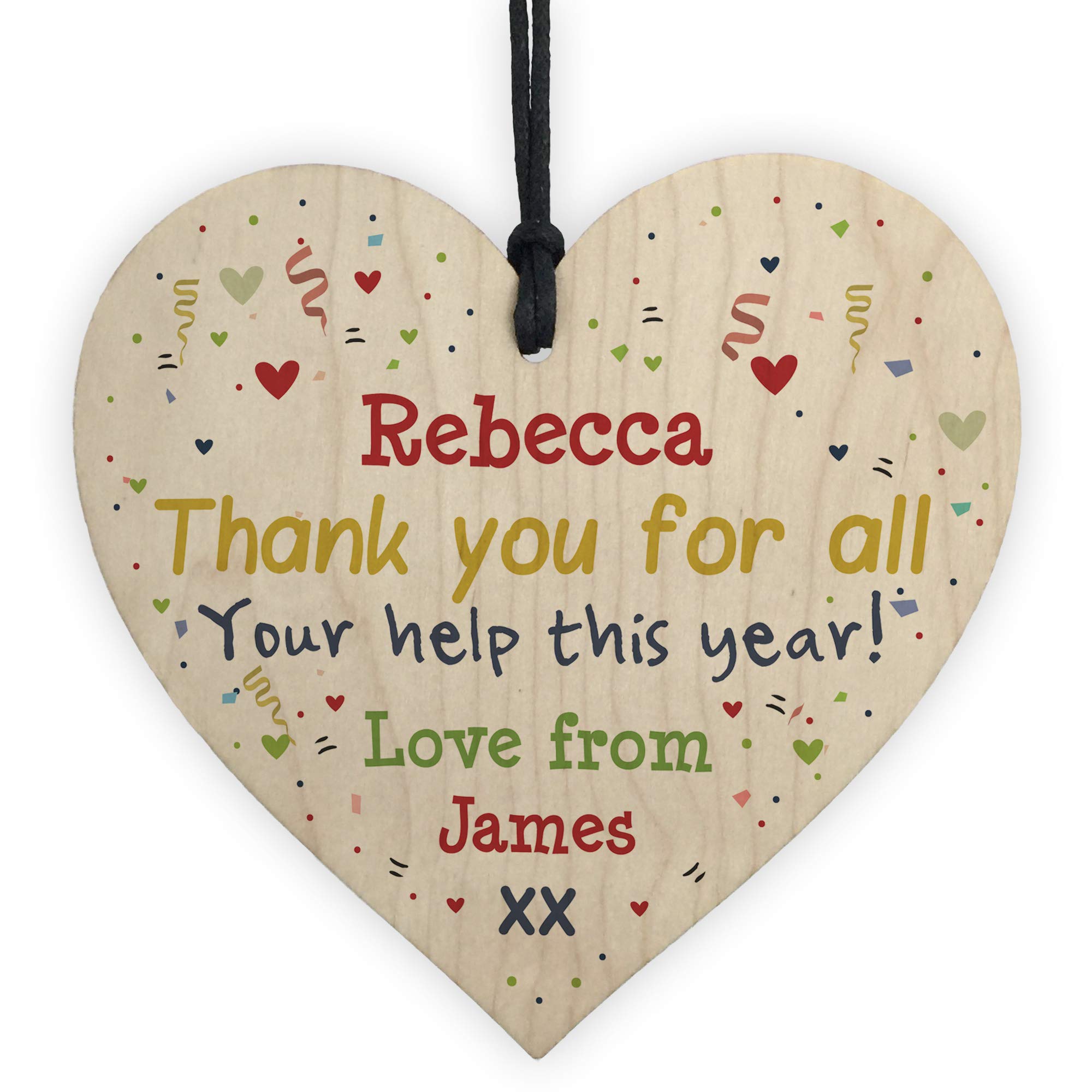 RED OCEAN Personalised Teacher And Assistant Thank You Mentor School End Of Term Leaving Gift
