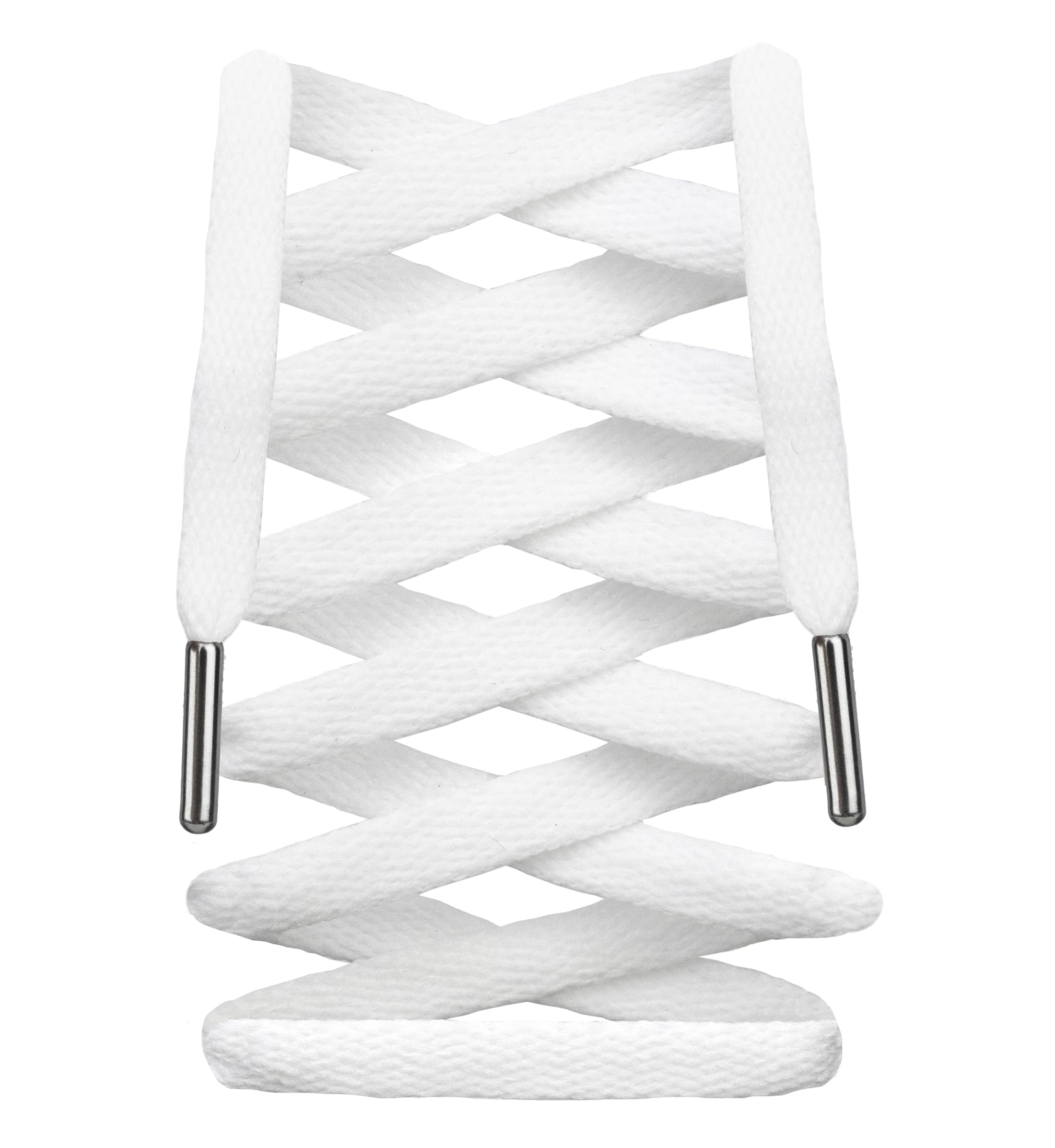 LitLaces - Premium Flat Cotton Shoe Laces Replacement for Air Jordan, Dunk, Air Force 1, Converse, & Casual Shoes