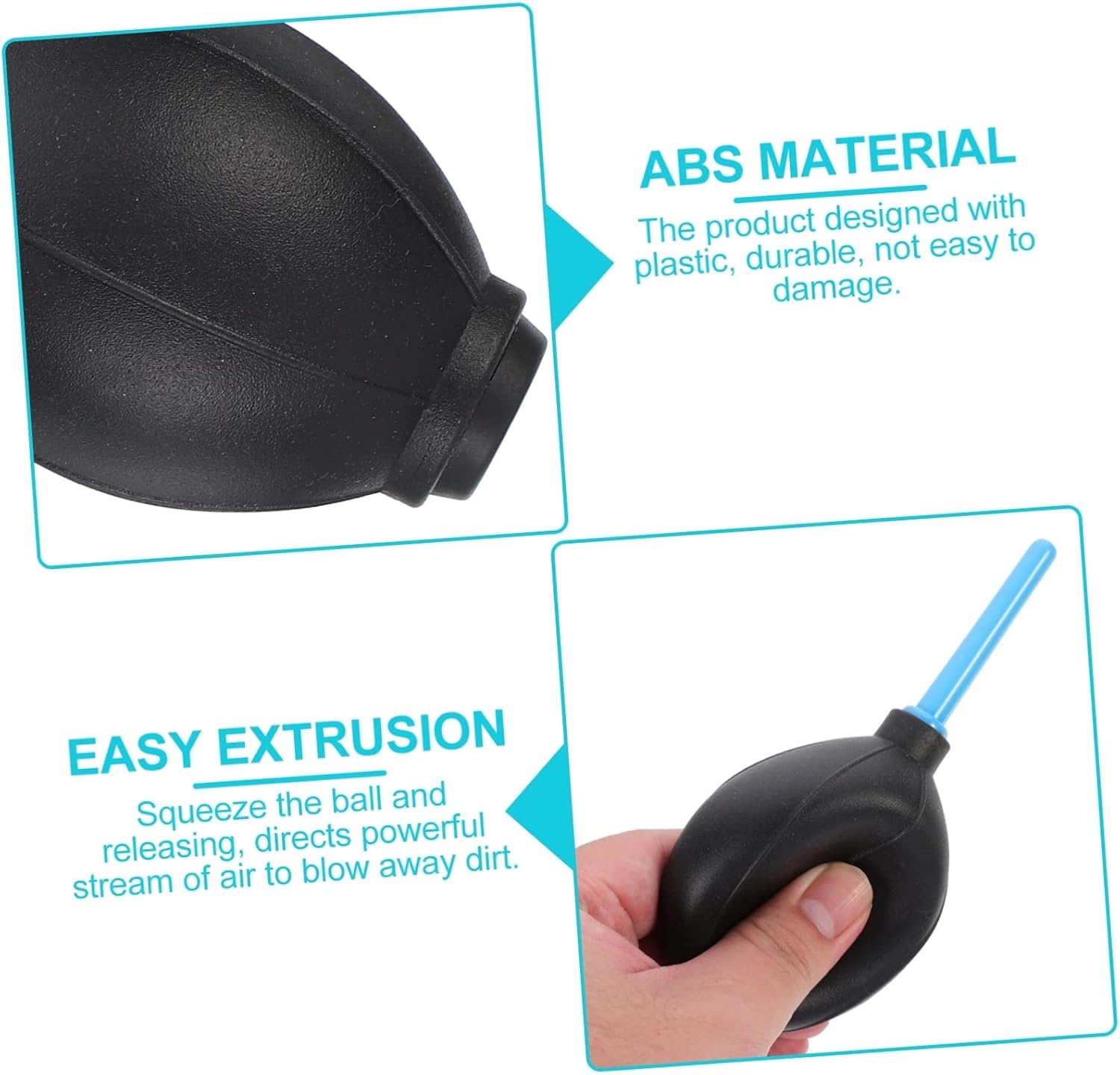 Mikikit 9pcs Dust for Camera Lens Sensor and Keyboard Air Blower for Removing Dust Particles and Static Cling for Digital Cameras and Electronics