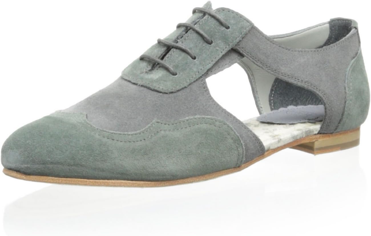 Wolverine 1000 Mile Women's Doris Lace Up Blue, Grey Oxfords 10 B US
