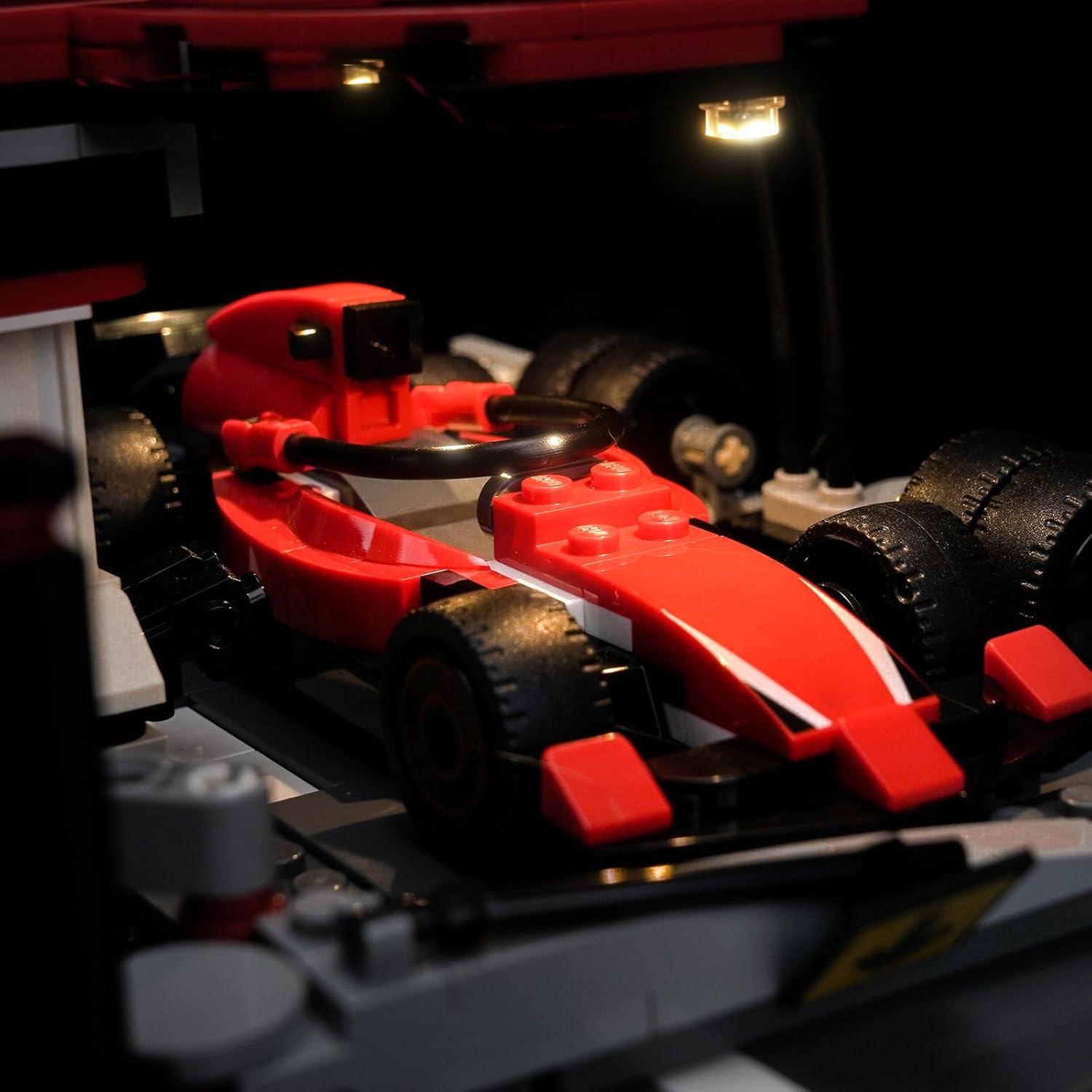 LED Lighting Compatible with Lego City F1 Pit Stop & Pit Crew with Ferrari Car 60443，Light Kit Compatible with Lego 60443, NOT Included The Model Set - JUST Lights