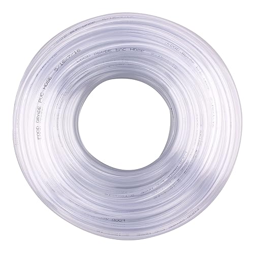 Miniatura 232 de DERNORD - Tubo de cloruro de polivinilo (PVC) de 5/16 pulgadas de diámetro interior x 7/16 pulgadas de diámetro exterior, manguera flexible