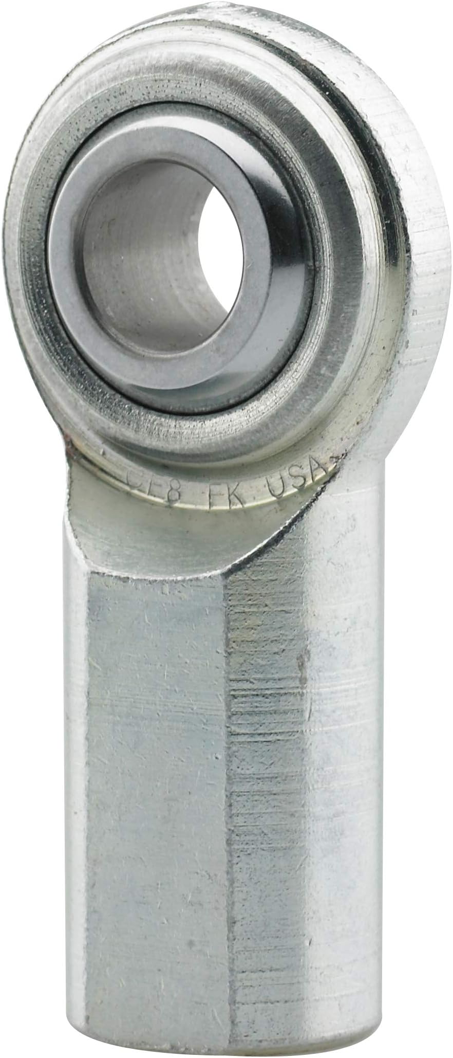 FK Bearing CF8M Female Rod End, Metric 8mm Bore x M8 X 1.25 RH Thread