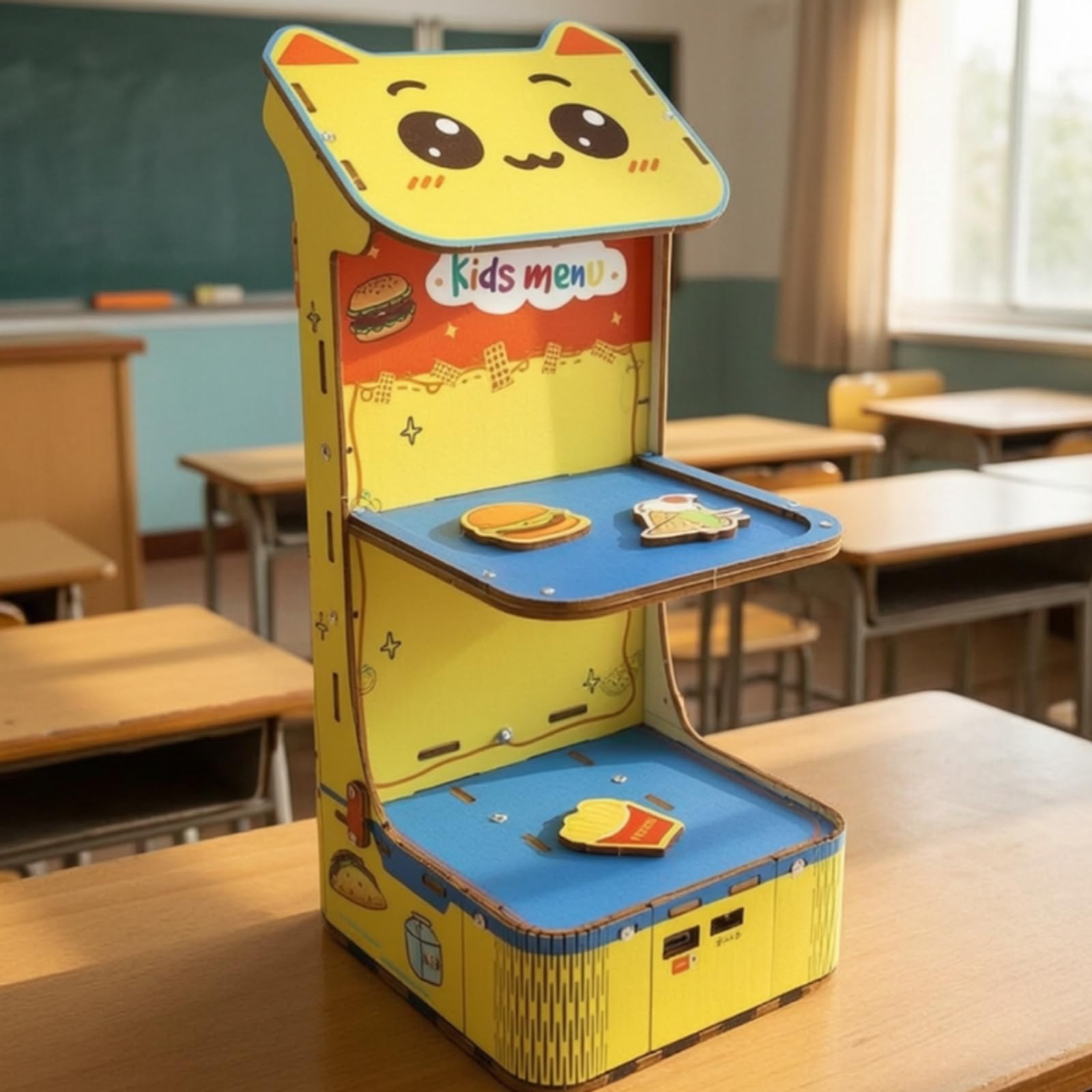 Perfeclan Robot Educativo de Ciencia Juego DIY de Robótica Robot de Entrega Ensamblable Madera con Componentes Completos y Mando a Distancia Adecuado para