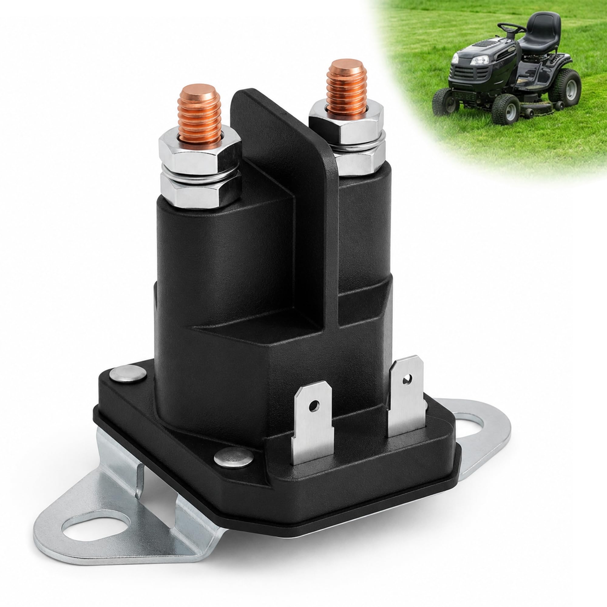 4 Pole 12V 50A Starter Solenoid Relay for Lawn Mower 725-06153A